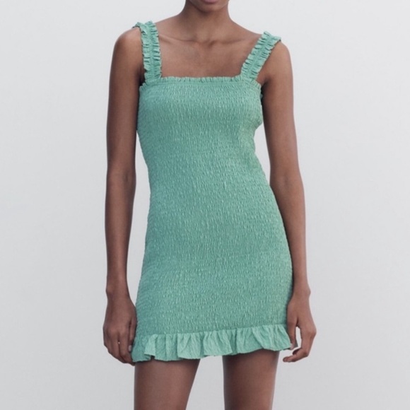 Zara Smocked Dress - Picture 2 of 11